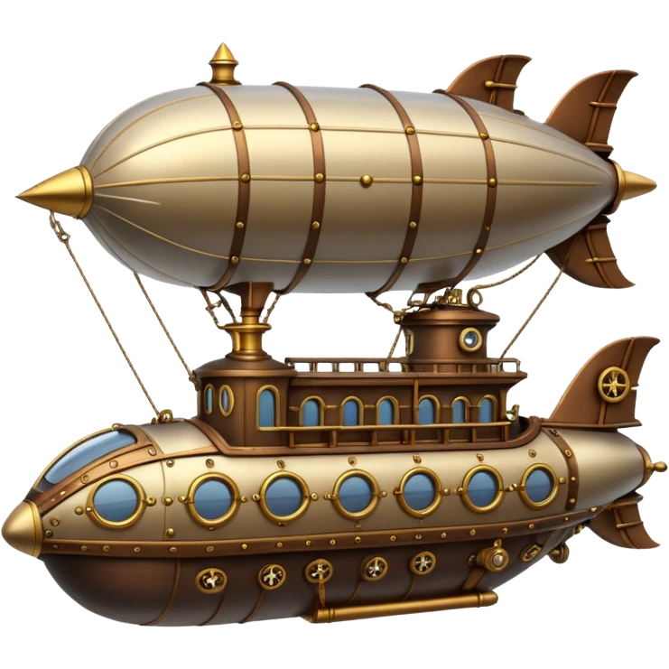 steampunk airship emoji