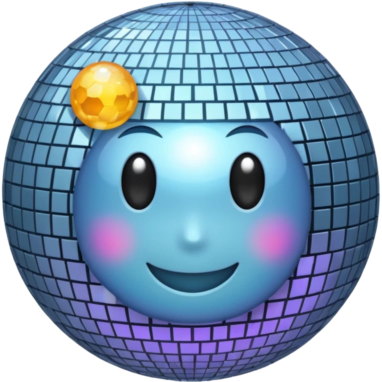 disco ball moon emoji