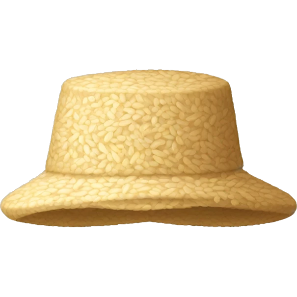 rice hat emoji
