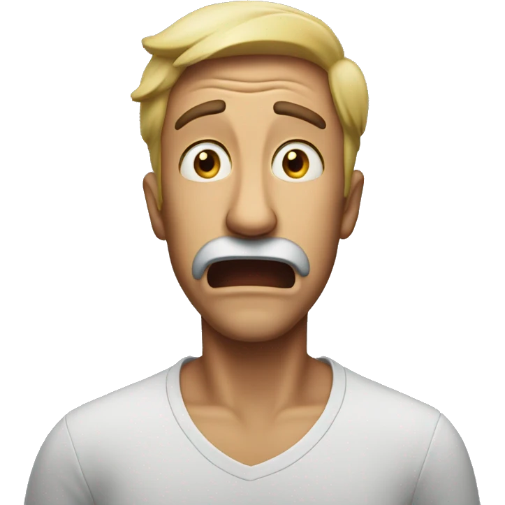 man shocked emoji