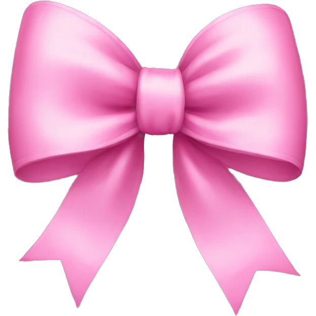 Pink bow emoji