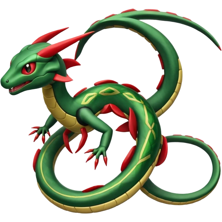 Pokemon  legendary Rayquaza emoji