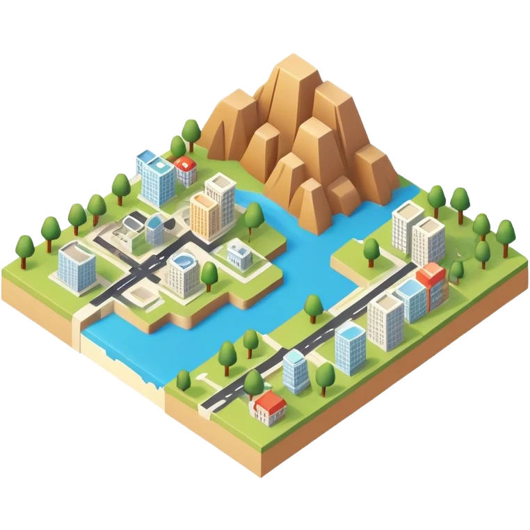 3d-isometric-map emoji