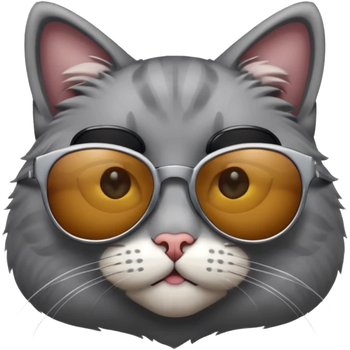Cat wearing sunglasses emoji
