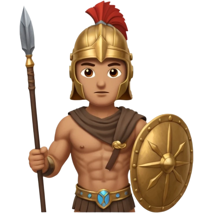 ancient Greek warrior emoji