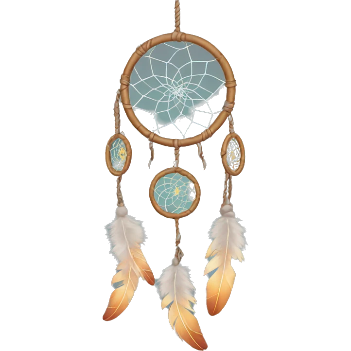 a hanging dreamcatcher  emoji