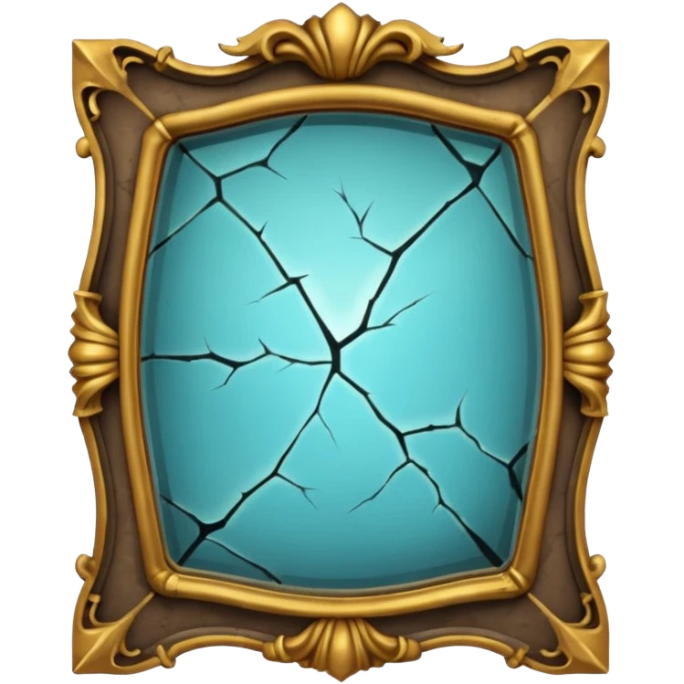 Haunted mirror – Cracked, glowing









 emoji