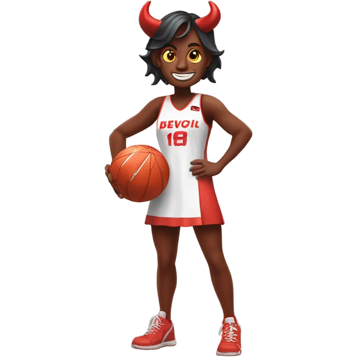 Netball devil emoji
