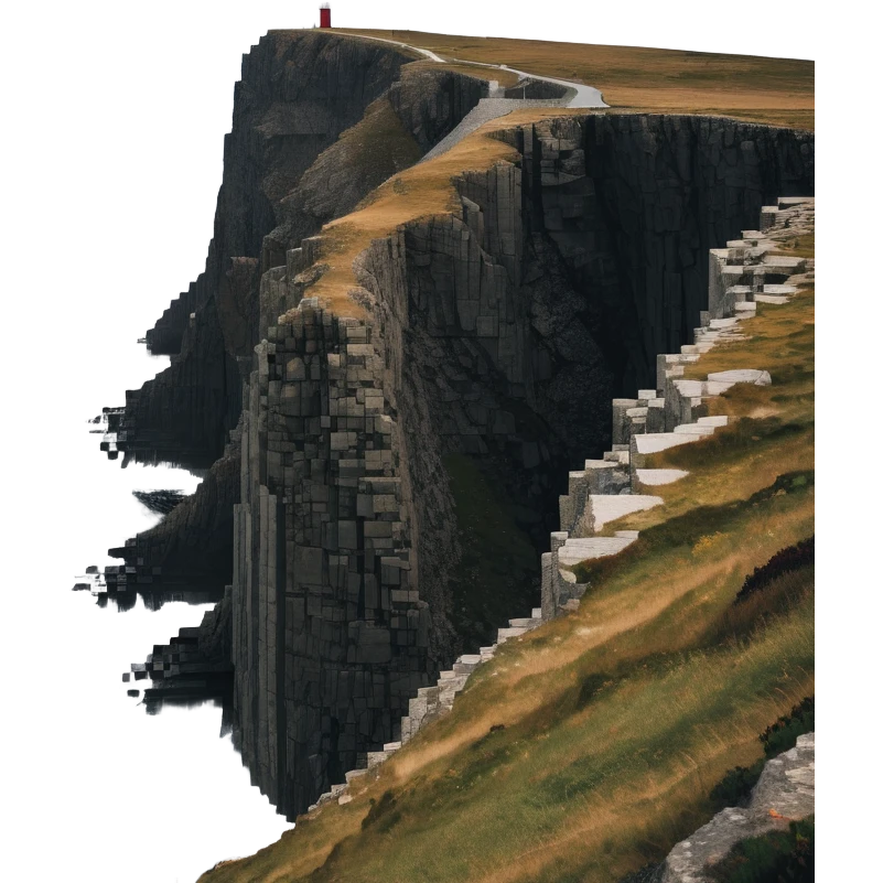 North Cape Nordkapp Norway with dramatic cliff over sea emoji