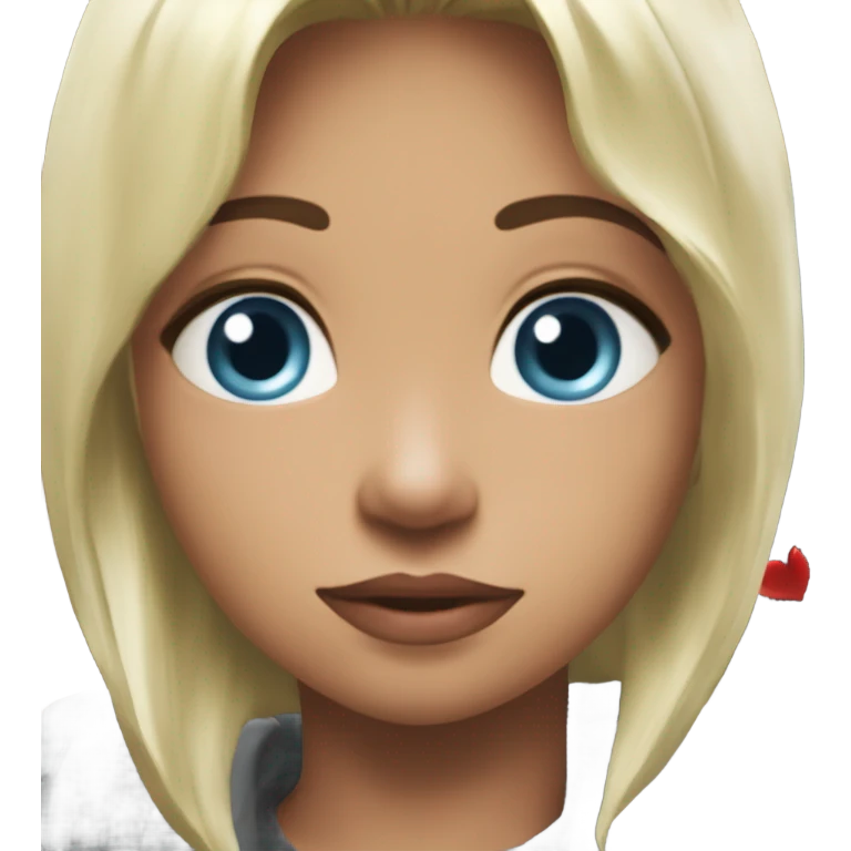 ￼ Halo of hearts emoji
