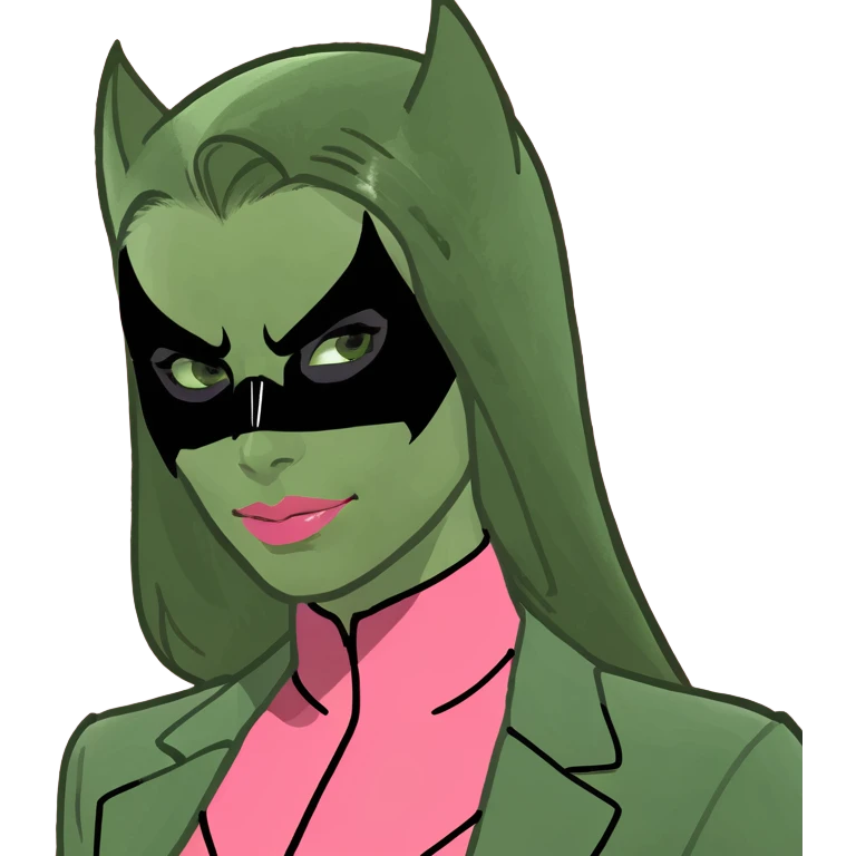 Batwoman pink emoji
