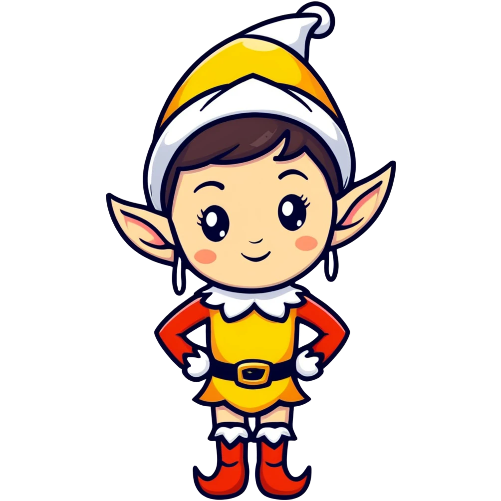 elegant female elf emoji
