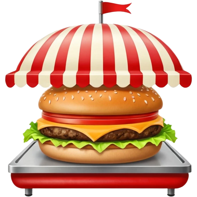 burger stall emoji