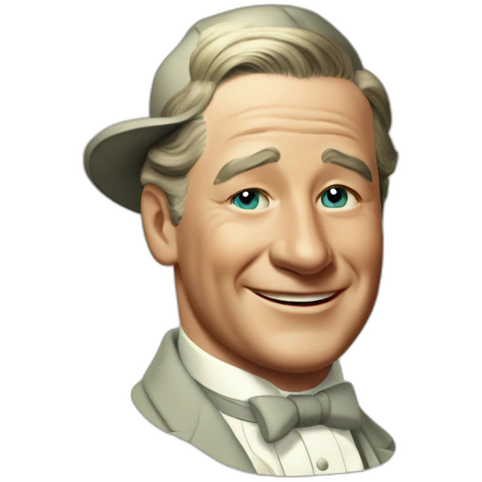 Maurice Chevalier jeune canotier emoji