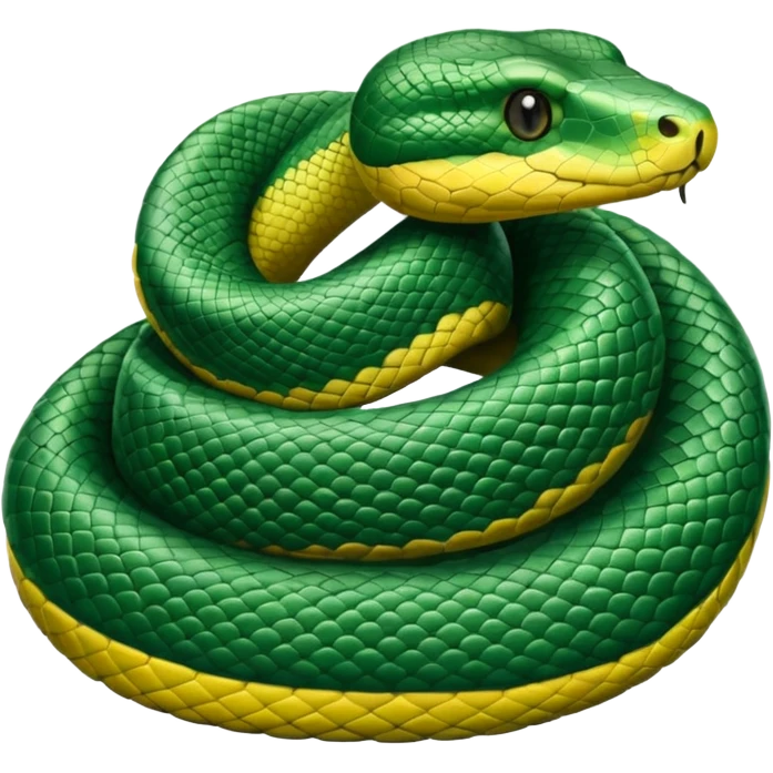 Anaconda coiled up emoji