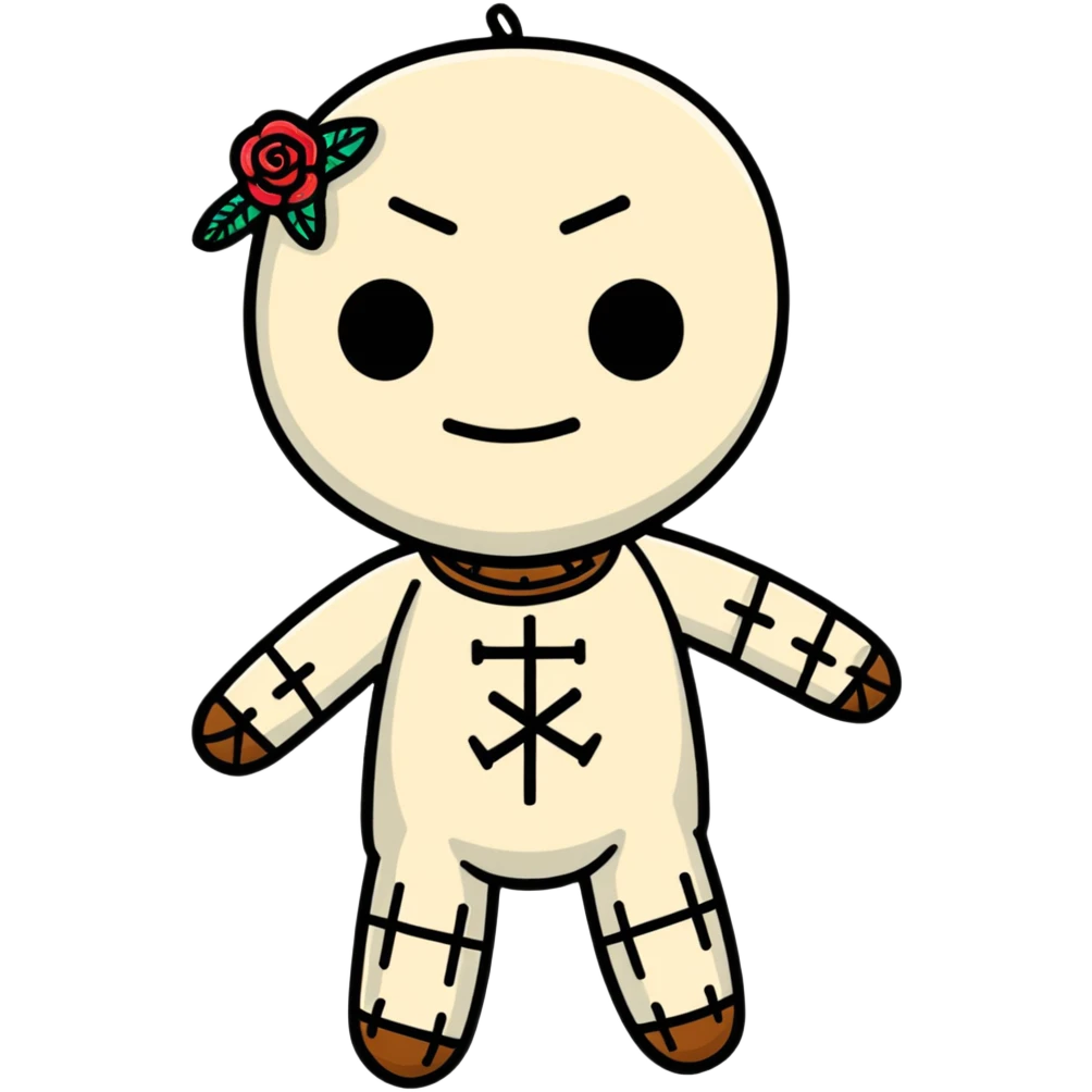voodoo doll emoji