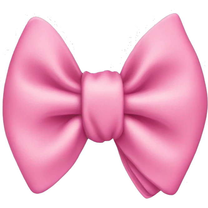 pink bow tie emoji