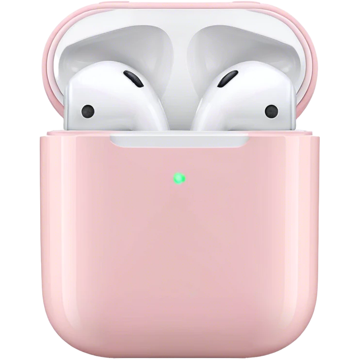 Light pink airpods emoji