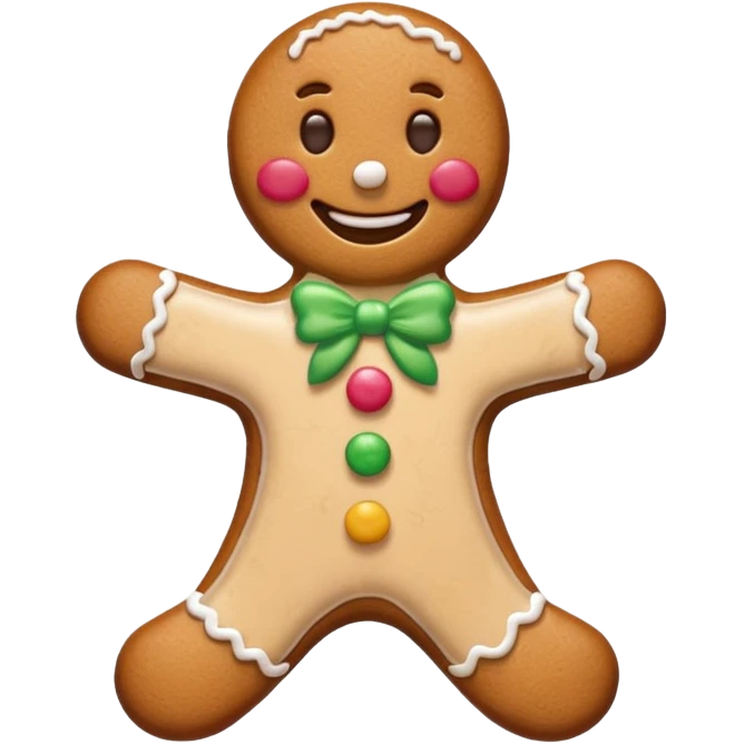 Gingerbread emoji