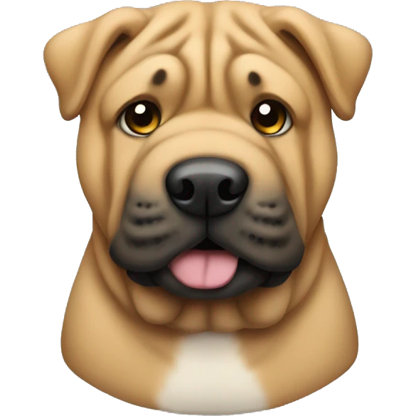 sharpei dog emoji