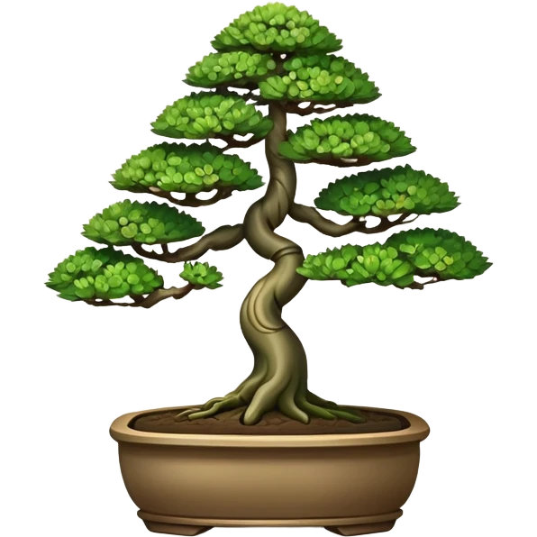 Árvore bonsai emoji