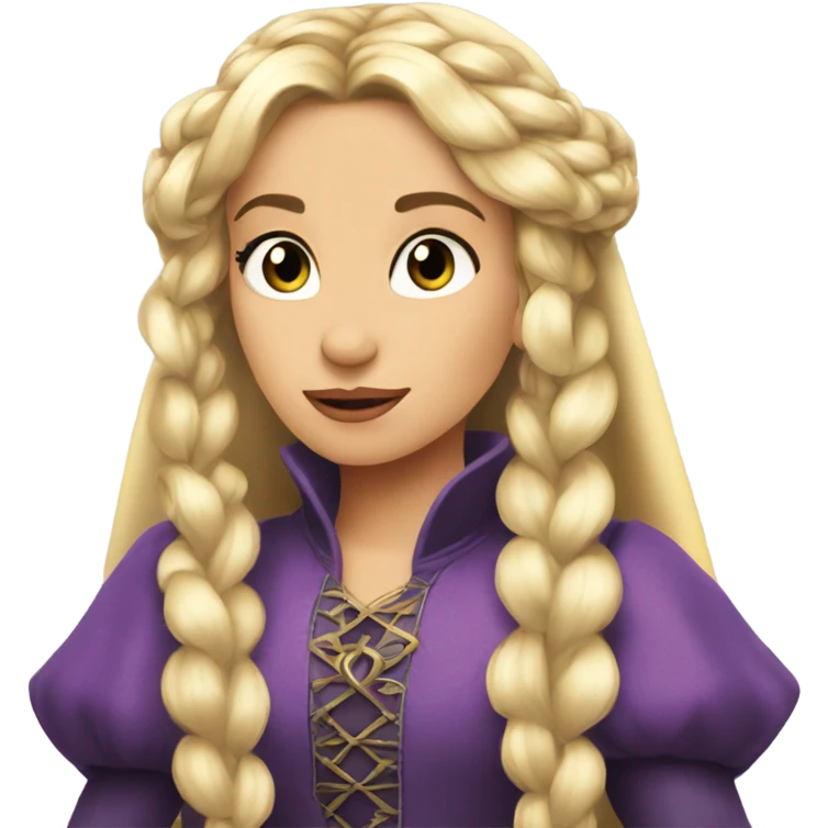 princess raiponce gothic emoji