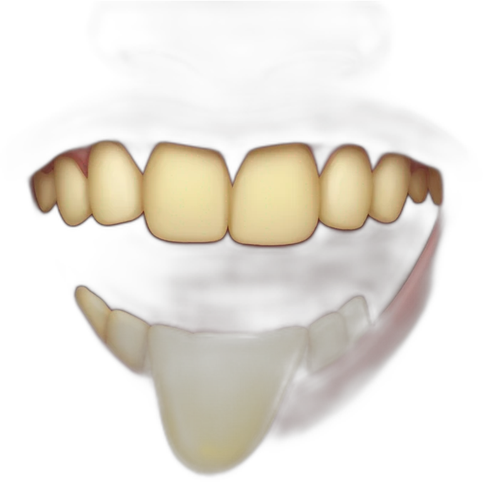 SUCKING IN JAW - MEWING emoji