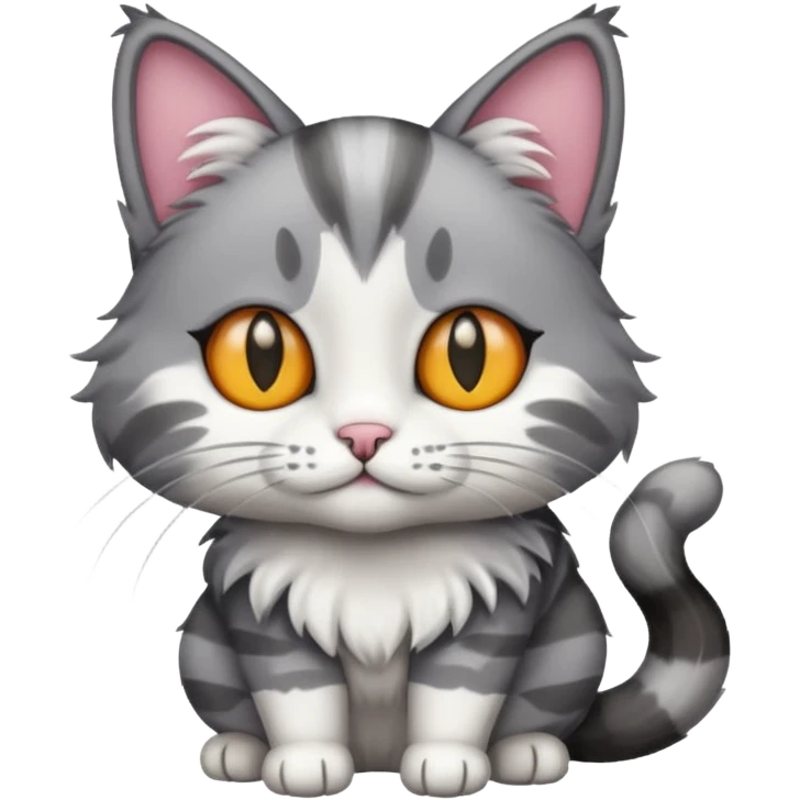 Bobtailed cat emoji