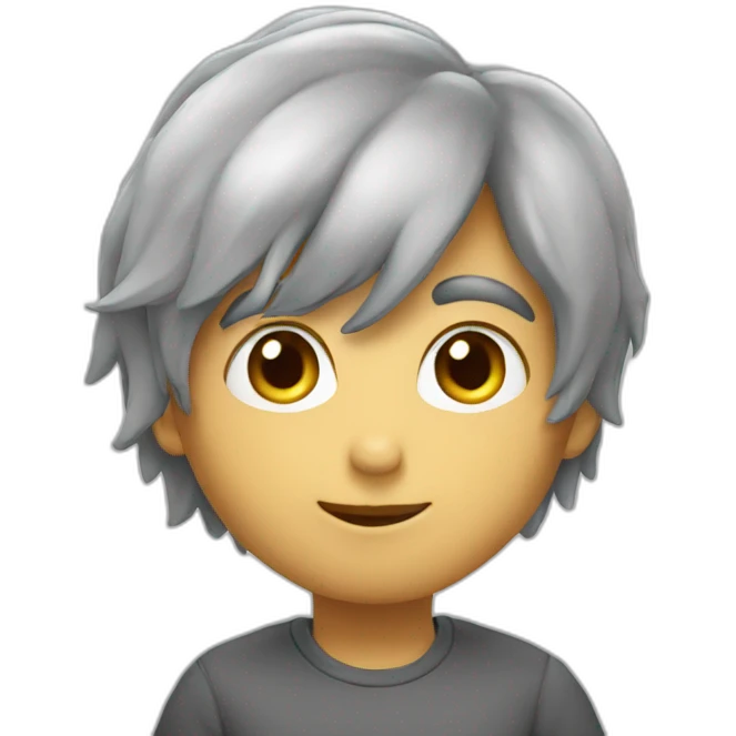 Coeur gris emoji