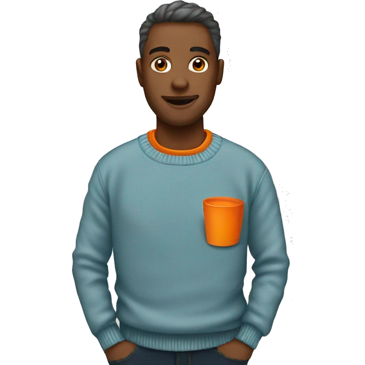 orange sweter emoji