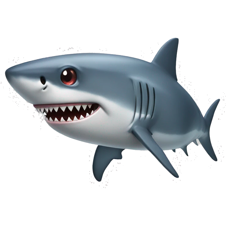 shark with star eyes emoji