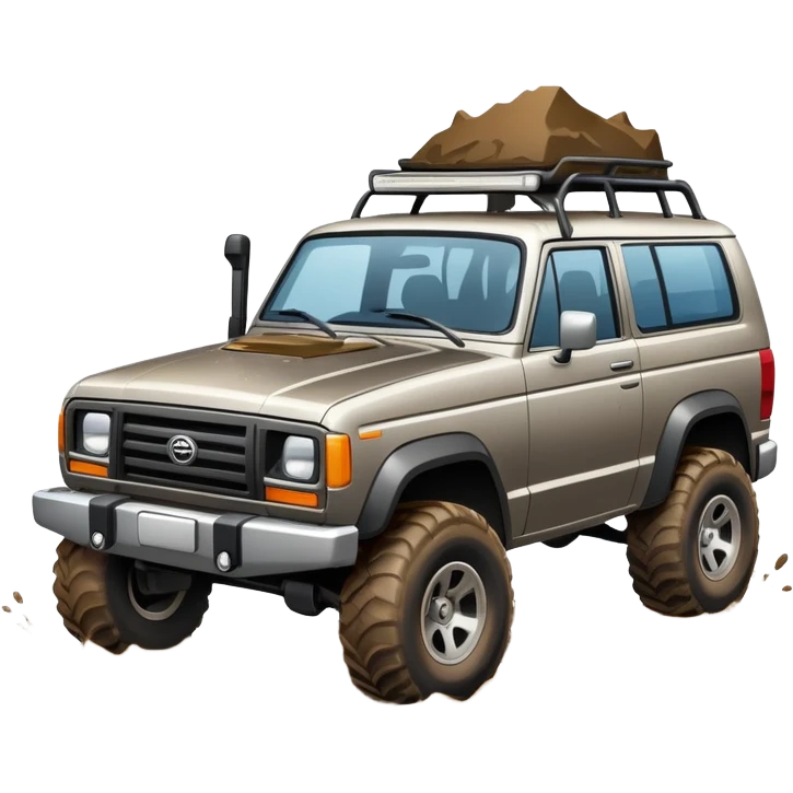 off-road SUV emoji