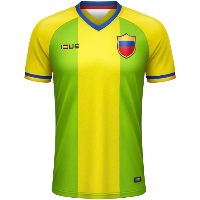 Colombian cafetero soccer jersey emoji