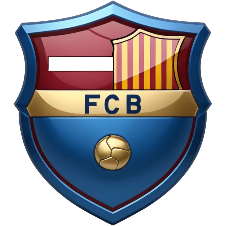 Escudo del fc Barcelona emoji