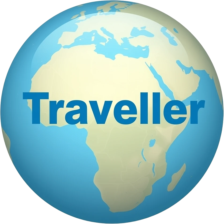 Add text "Traveller" emoji
