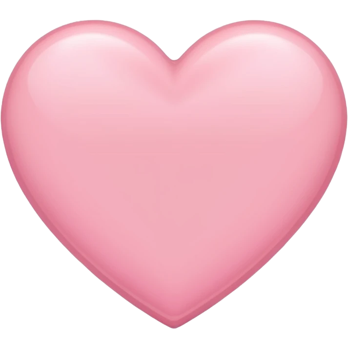 Baby pink heart emoji