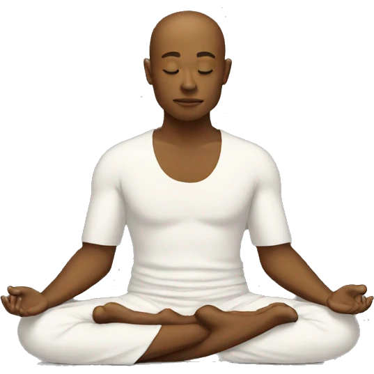 meditation emoji
