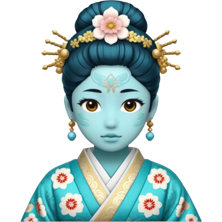 chafaris japonesas ciano emoji