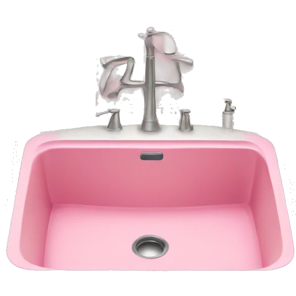 Pink sink  emoji