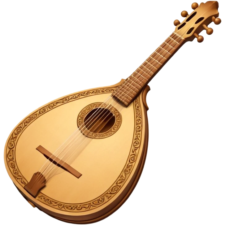 Baroque lute emoji