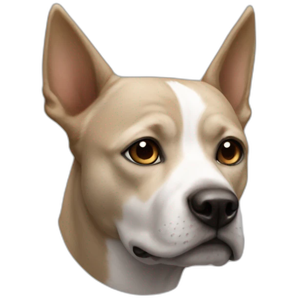chat sur un chien emoji