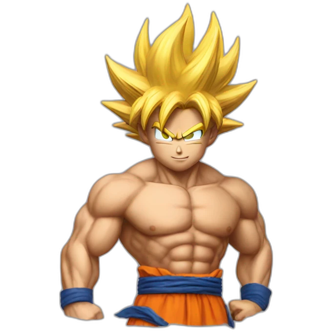 does goku clean nuts? emoji
