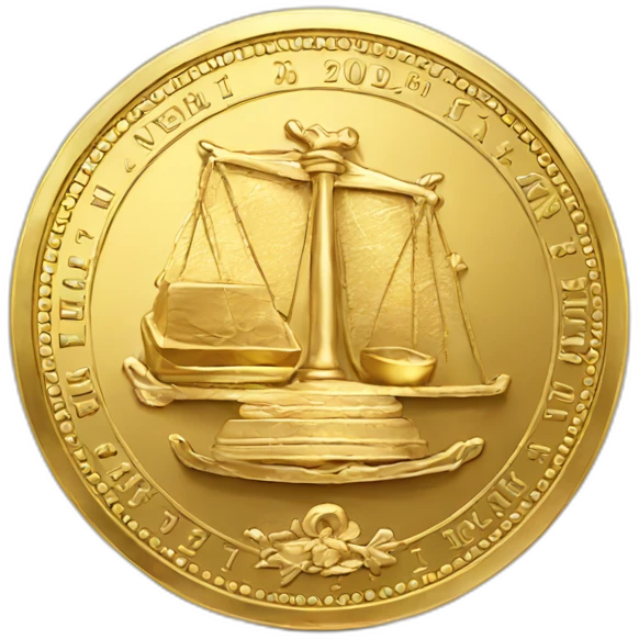 scale gold coin emoji