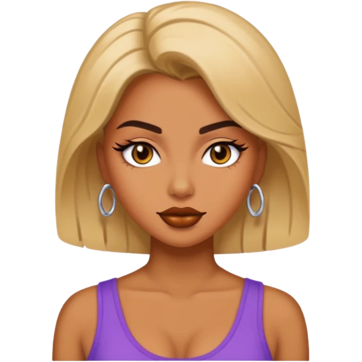 Sassy and baddie vibes emoji
