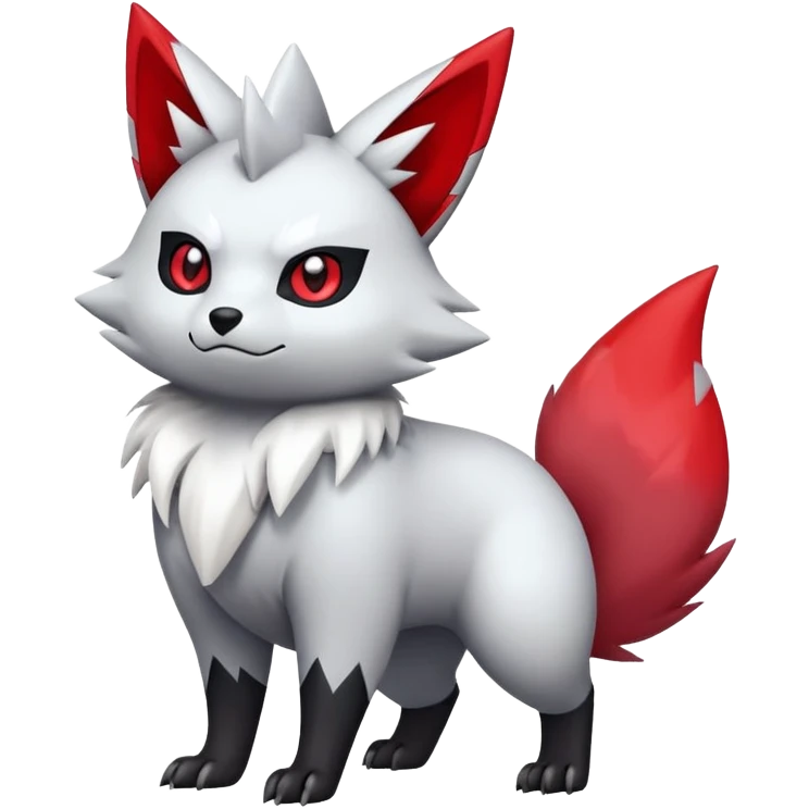 Zangoose-Zorua-hybrid (full body) emoji