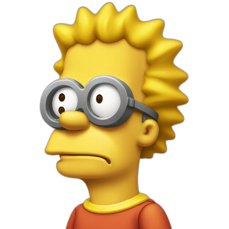 lazy bart simpson emoji