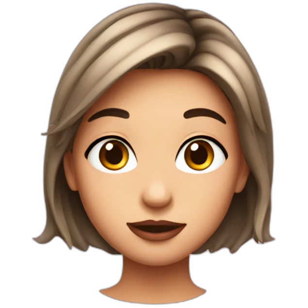flirting pretty girl face emoji
