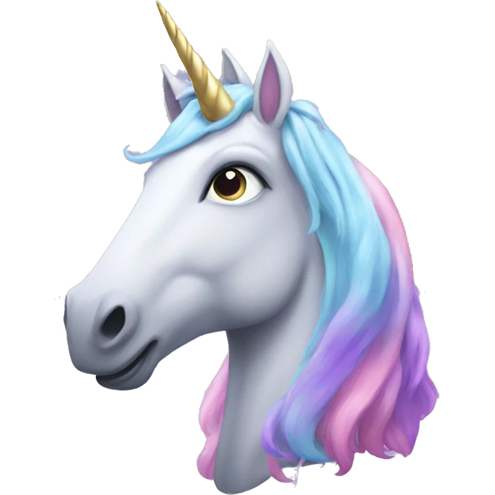 Magical unicorn emoji