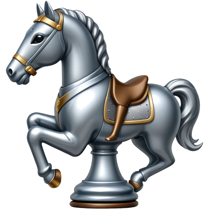 A knight chess piece horse emoji
