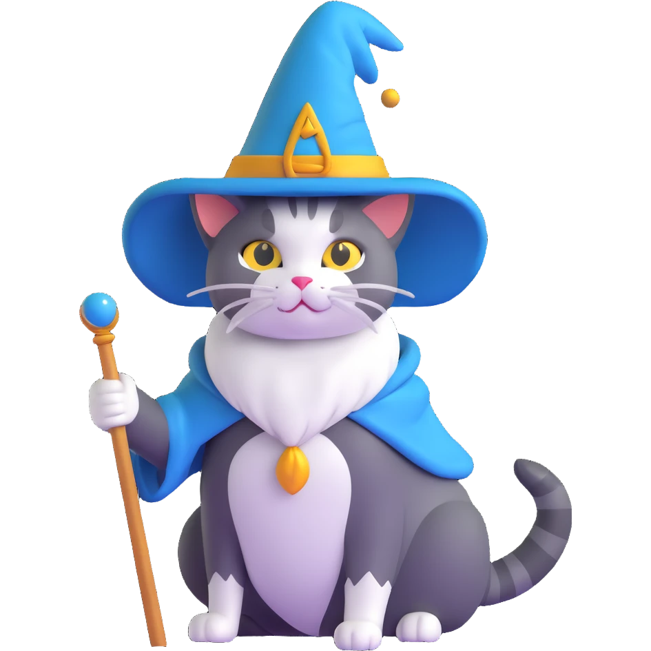 wizard cat emoji